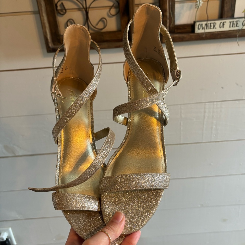 Gold heels